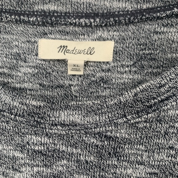 Madewell Balloon Sleeved Gray Sweater Size XL - Picture 3 of 7